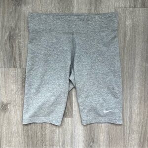 Nike Heather Gray Bike Shorts